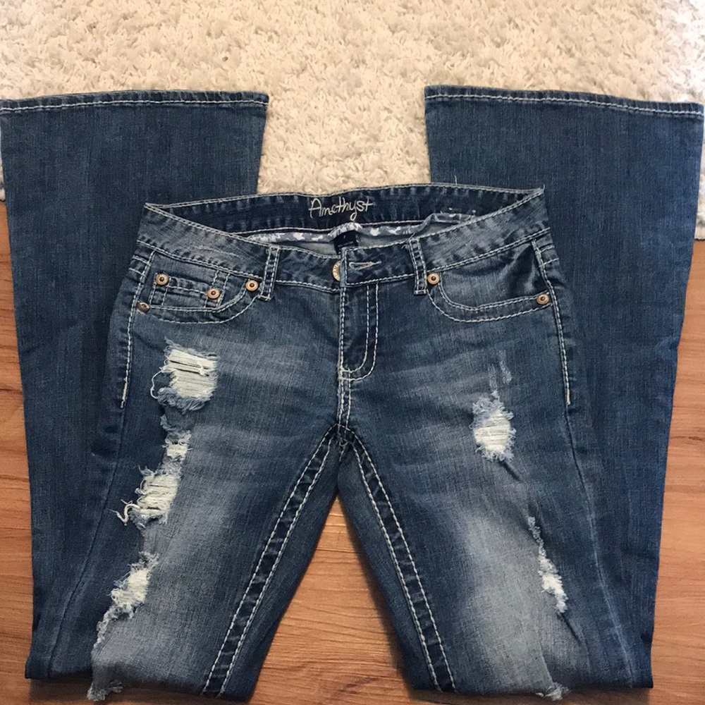 Amethyst flare leg jeans